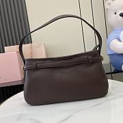 Miu Miu Adventure Shoulder Bag Dark Brown 33x19x5cm - 5
