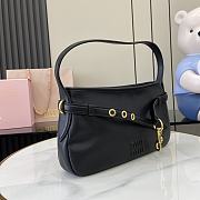 Miu Miu Adventure Shoulder Bag Black 33x19x5cm - 3