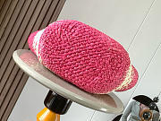 Loewe Medium Anagram Basket Bag Iraca Pink 46x24x15cm - 6