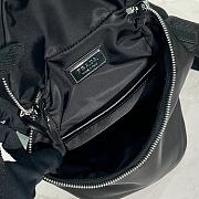 Prada Black Nylon Triangle Pouch Bag 19x17x15cm - 5