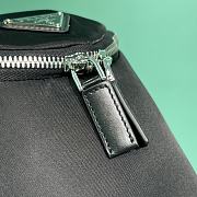 Prada Black Nylon Triangle Pouch Bag 19x17x15cm - 2
