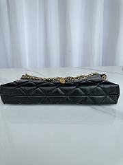 Chanel Large Hobo Bag Lambskin Gold Black 32x20x6cm - 6