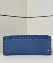 Fendi X-Tote Canvas Bag Blue Shopper Blue 41x16x29.5cm - 3