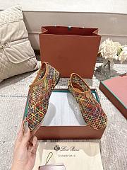 Loro Piana Floaty Flat Loafer Microfibre Resort Multicolor - 3