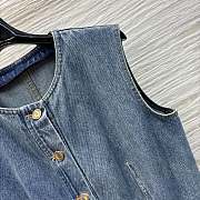 Louis Vuitton LV Blue Denim Dress - 2