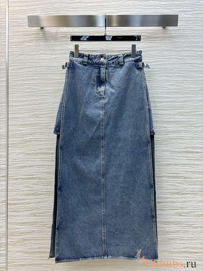 Louis Vuitton Blue Denim Dress - 1