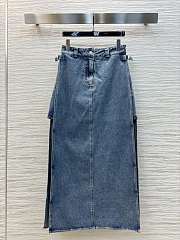 Louis Vuitton Blue Denim Dress - 1