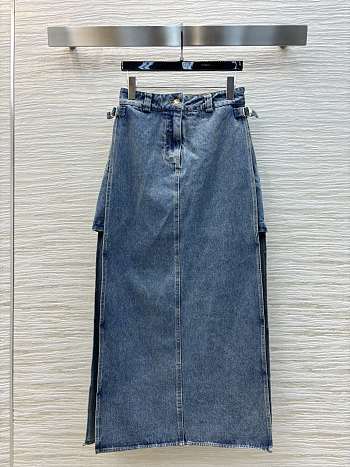 Louis Vuitton Blue Denim Dress