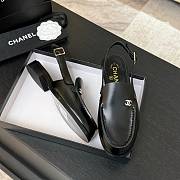 Chanel Black Sandal Flat - 2