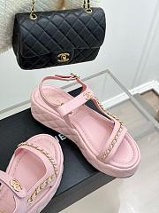 Chanel Pink Sandal - 4