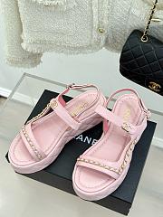 Chanel Pink Sandal - 2
