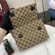 Gucci Small GG Crossbody Bag With Web Beige 19x15x7cm - 2