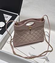 Chanel Mini 31 Bag Light Pink 23x22x5.5cm - 2