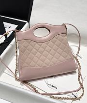 Chanel Mini 31 Bag Light Pink 23x22x5.5cm - 3