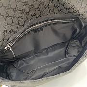 Gucci Medium GG Crossbody Bag With Web Black 36x25x12cm - 2