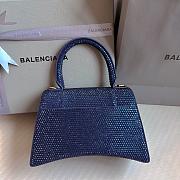 Balenciaga Small Hourglasse Bag Blue 23x10x24cm - 3