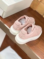 Alexander McQueen Leather Oversized Retro Pink Sneakers  - 5