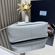 Prada Medium Leather Blue Shoulder Bag 28x18x11cm - 5