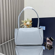 Prada Medium Leather Blue Shoulder Bag 28x18x11cm - 3