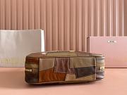 Miu Miu Leather Patchwork Beau Bag Cognac 34x23x10cm - 5