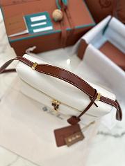 Loro Piana Extra Bag L27 White Dark Chocolate 27x16x10cm - 5