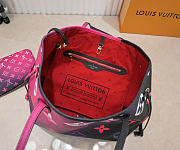 LV Neverfull Midnight Fuchsia 31x28x14cm - 4