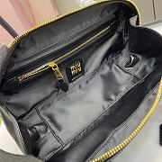 Miu Miu Beau Leather Bag Black 28x11.5x8cm - 2