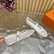 Louis Vuitton LV Romy Flat Ballerina White - 3