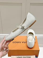 Louis Vuitton LV Romy Flat White Ballerina - 4