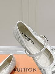 Louis Vuitton LV Romy Flat White Ballerina - 3