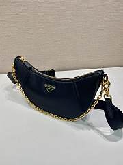 Prada Re-Nylon Shoulder Bag Black 30x13.5x6cm - 5