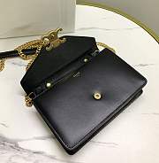 Celine Wallet On Chain Margo Black 19.5x12x4cm - 2