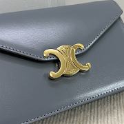 Celine Wallet On Chain Margo Blue 19.5x12x4cm - 5
