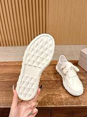 Jimmy Choo Diamond Light Lace-Up White Sneakers - 4
