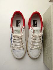Golden Goose Ball Star Leather White/Blue/Red Sneaker - 4