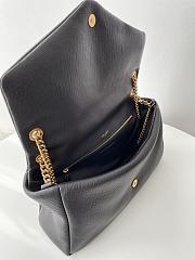 YSL Calypso Large Grained Lambskin Black 38x22x12cm - 5