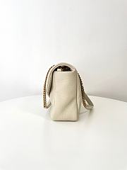 YSL Calypso Large Grained Lambskin White 38x22x12cm - 3