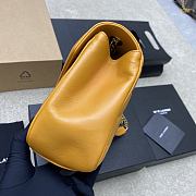 YSL Loulou Medium Matelassé Lambskin Sunflower 29x17x8cm - 4
