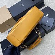 YSL Loulou Medium Matelassé Lambskin Sunflower 29x17x8cm - 2