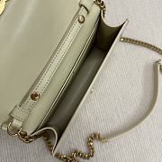 Celine Wallet On Chain Margo Green 19.5x12x4cm - 5