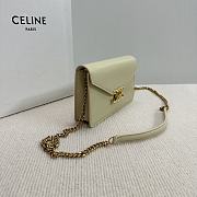 Celine Wallet On Chain Margo Green 19.5x12x4cm - 2