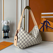 Louis Vuitton LV Slouchy PM Bag White Damier 33x22x9cm - 5