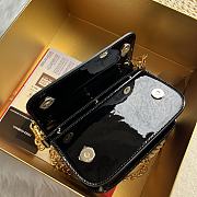 Dolce & Gabbana 3.5 Crossbody Bag Black Patent 19x11x5cm - 6