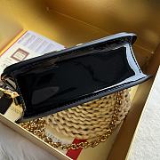 Dolce & Gabbana 3.5 Crossbody Bag Black Patent 19x11x5cm - 5