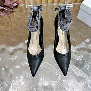 Dior D-Journey Lace-Up Pump Black Heel 8cm - 3