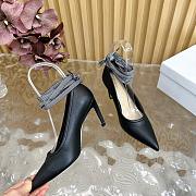 Dior D-Journey Lace-Up Pump Black Heel 8cm - 2