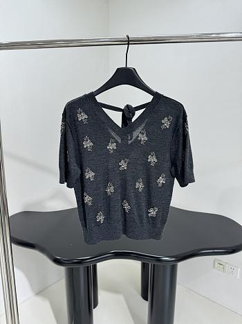 Fendi Sweater Black Wool Sweater