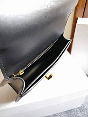 Celine Teen Josephine Bag Calfskin Black 18.5x13x5cm - 5