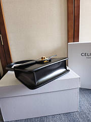 Celine Teen Josephine Bag Calfskin Black 18.5x13x5cm - 4