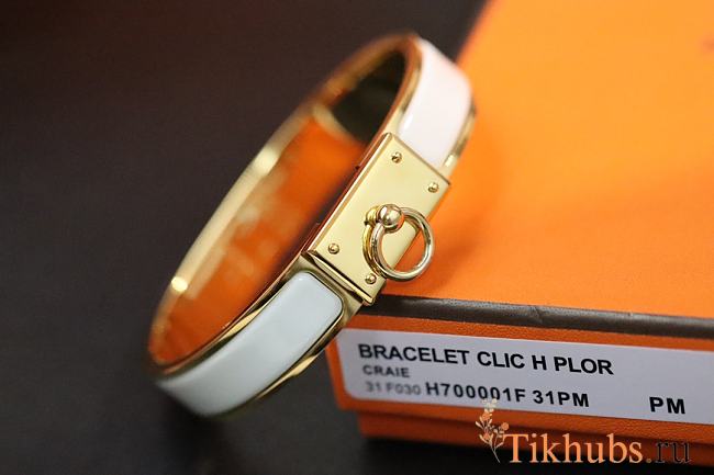 Hermes White Bracelet  - 1